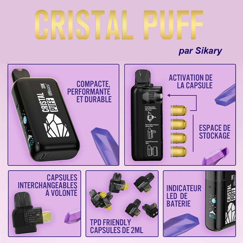 PUFF Cerise Glacée