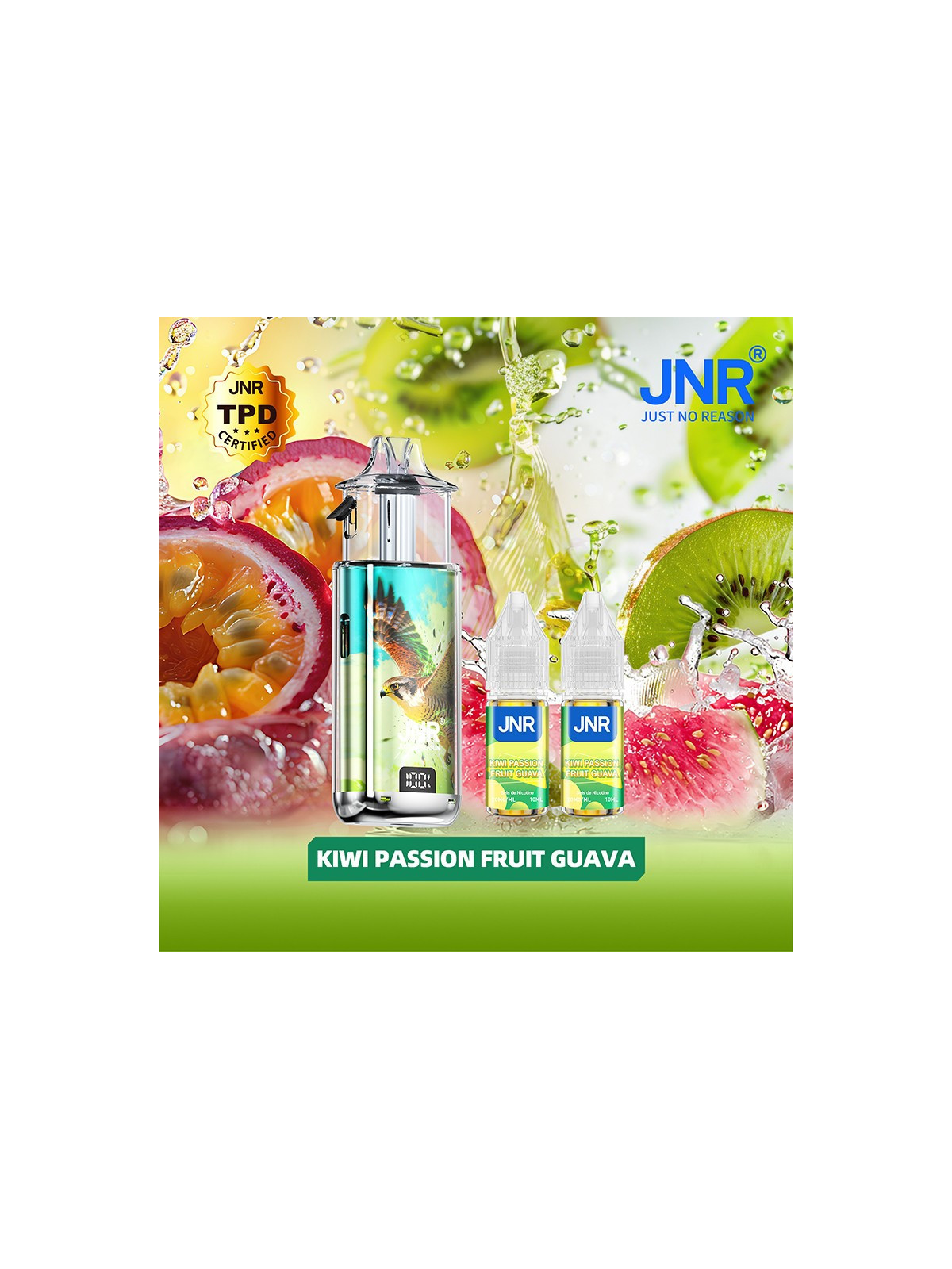 Kiwi Passion Fruit Guava - FALCON NEXUS 40K JNR