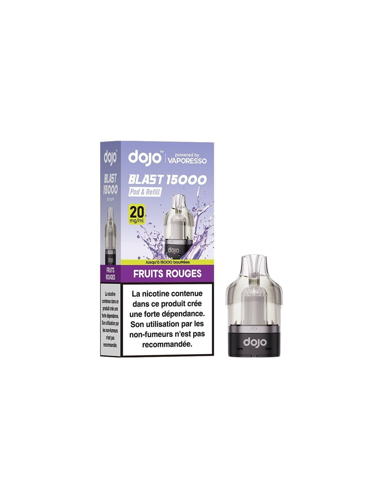VAPORESSO Cartouche Fruits Rouges - Dojo Blast 15K