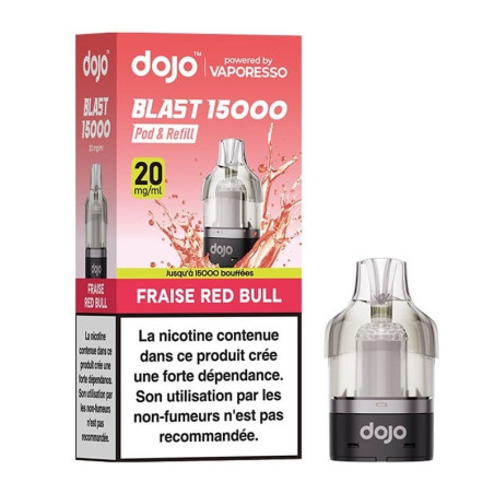 CARTOUCHE FRAISE RED BULL - DOJO BLAST 15K