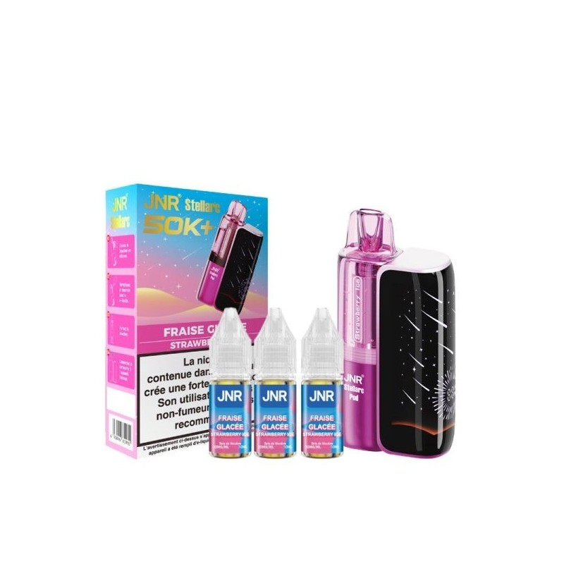 STRAWBERRY ICE 50000 PUFFS - STELLARC JNR