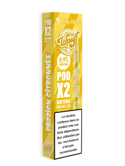 LIQUIDEO Cartouche Passion Citronnée / 2Pcs - Wpuff 2.0 Xperience