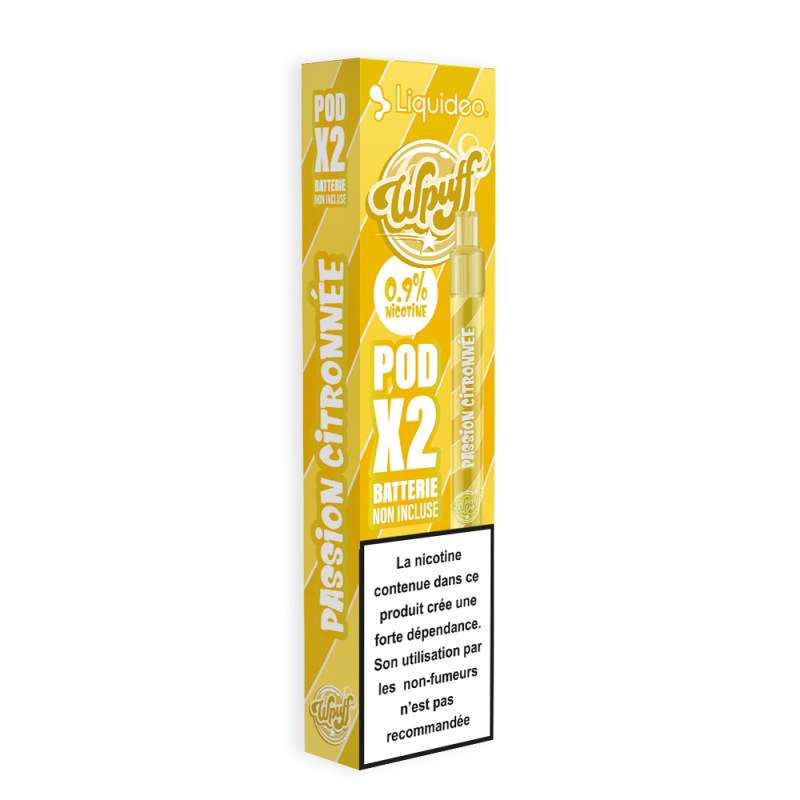 LIQUIDEO Cartouche Passion Citronnée / 2Pcs - Wpuff 2.0 Xperience