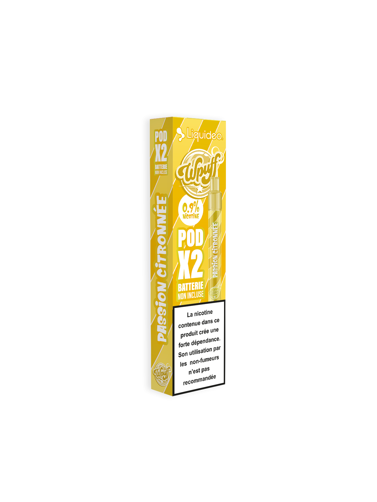LIQUIDEO Cartouche Passion Citronnée / 2Pcs - Wpuff 2.0 Xperience