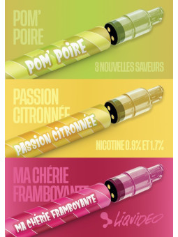 LIQUIDEO Cartouche Passion Citronnée / 2Pcs - Wpuff 2.0 Xperience
