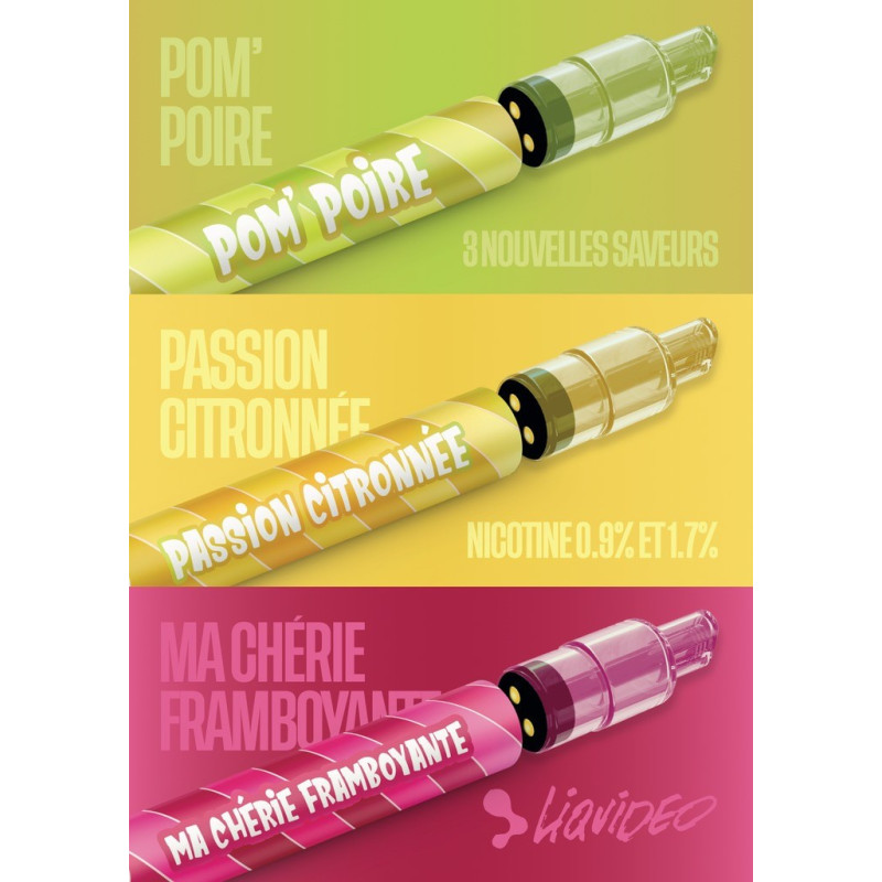 LIQUIDEO Cartouche Passion Citronnée / 2Pcs - Wpuff 2.0 Xperience