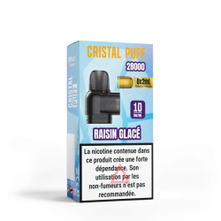 SIKARY Cartouches 10Mg / 8Pcs X 2ml - Cristal Puff 28K