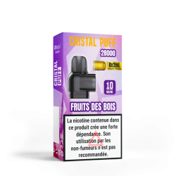 SIKARY Cartouches 20Mg / 8Pcs X 2ml - Cristal Puff 28K