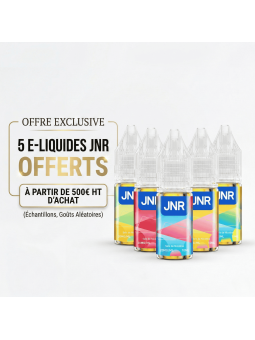 5 Echantillons E-liquides Offerts - JNR