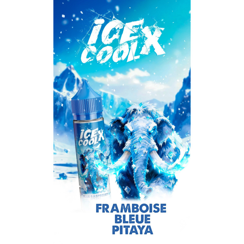 LIQUIDAROM Blue Raspberry Pitaya 50ml - Ice Cool X