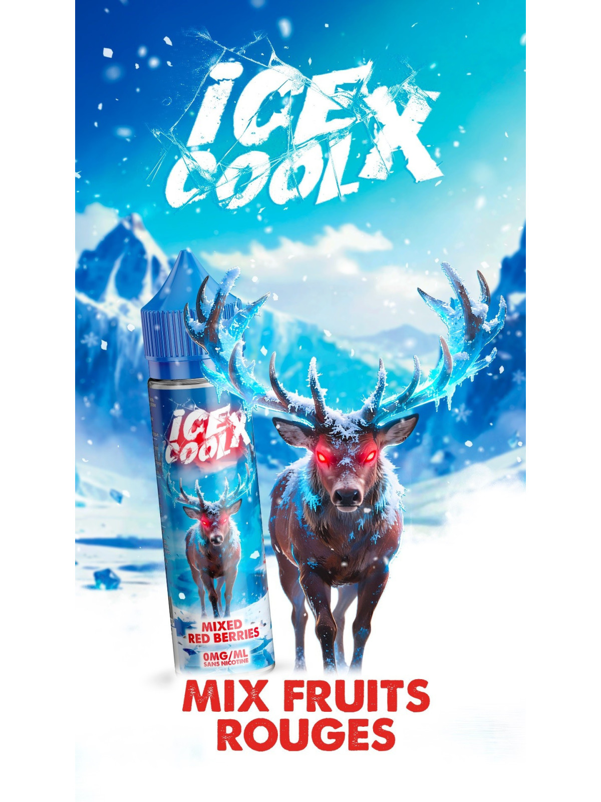LIQUIDAROM Mixed Red Berries 50ml - Ice Cool X
