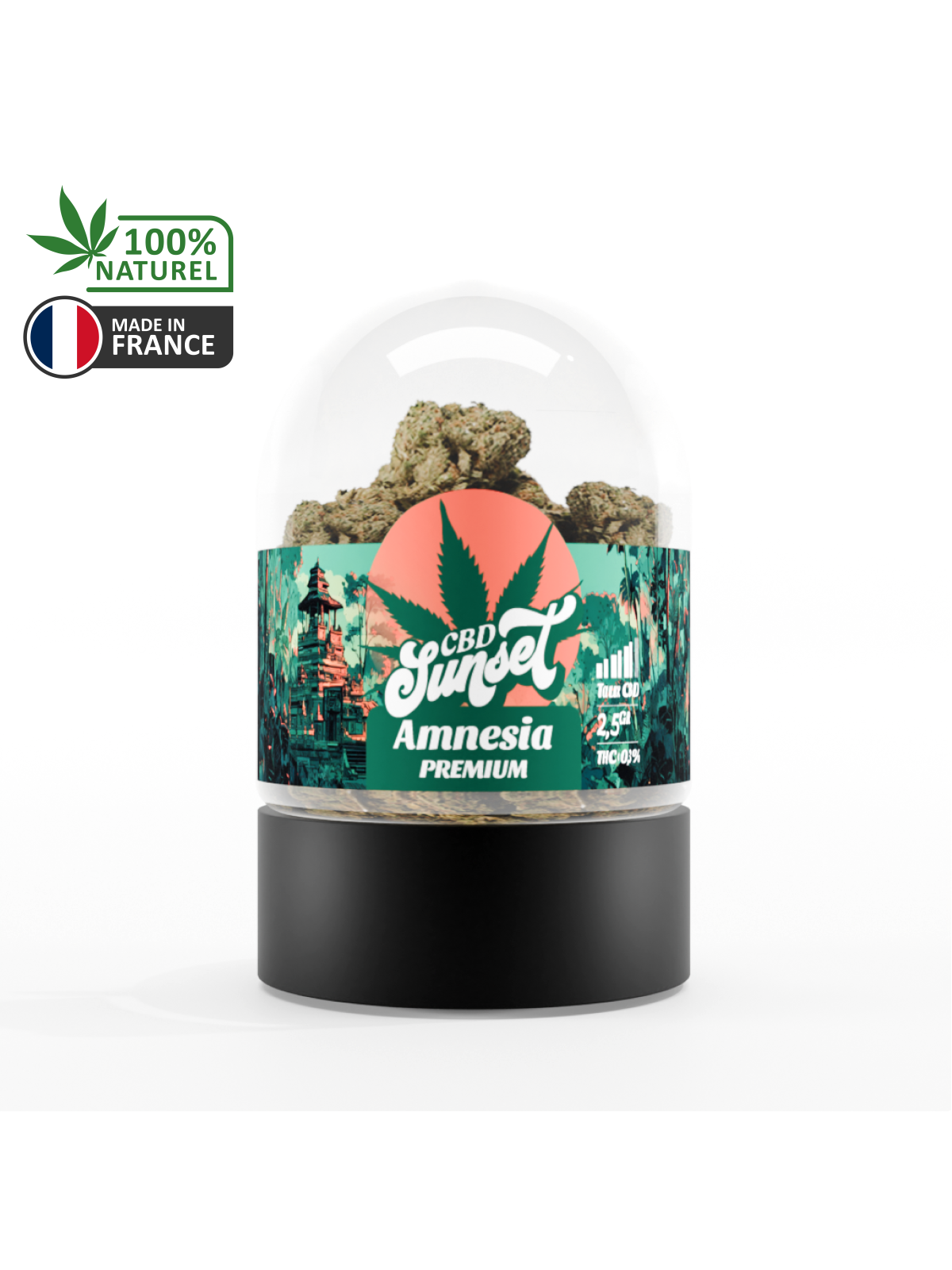 Fleur Amnésia 2.5G - SUNSET CBD HEMPLAB