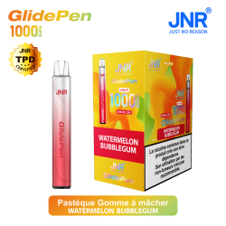 Watermelon Bubblegum 1000 PUFFS - GLIDE PEN JNR Boite de regroupement