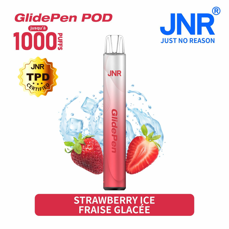 Strawberry Ice 1000 PUFFS - GLIDE PEN JNR