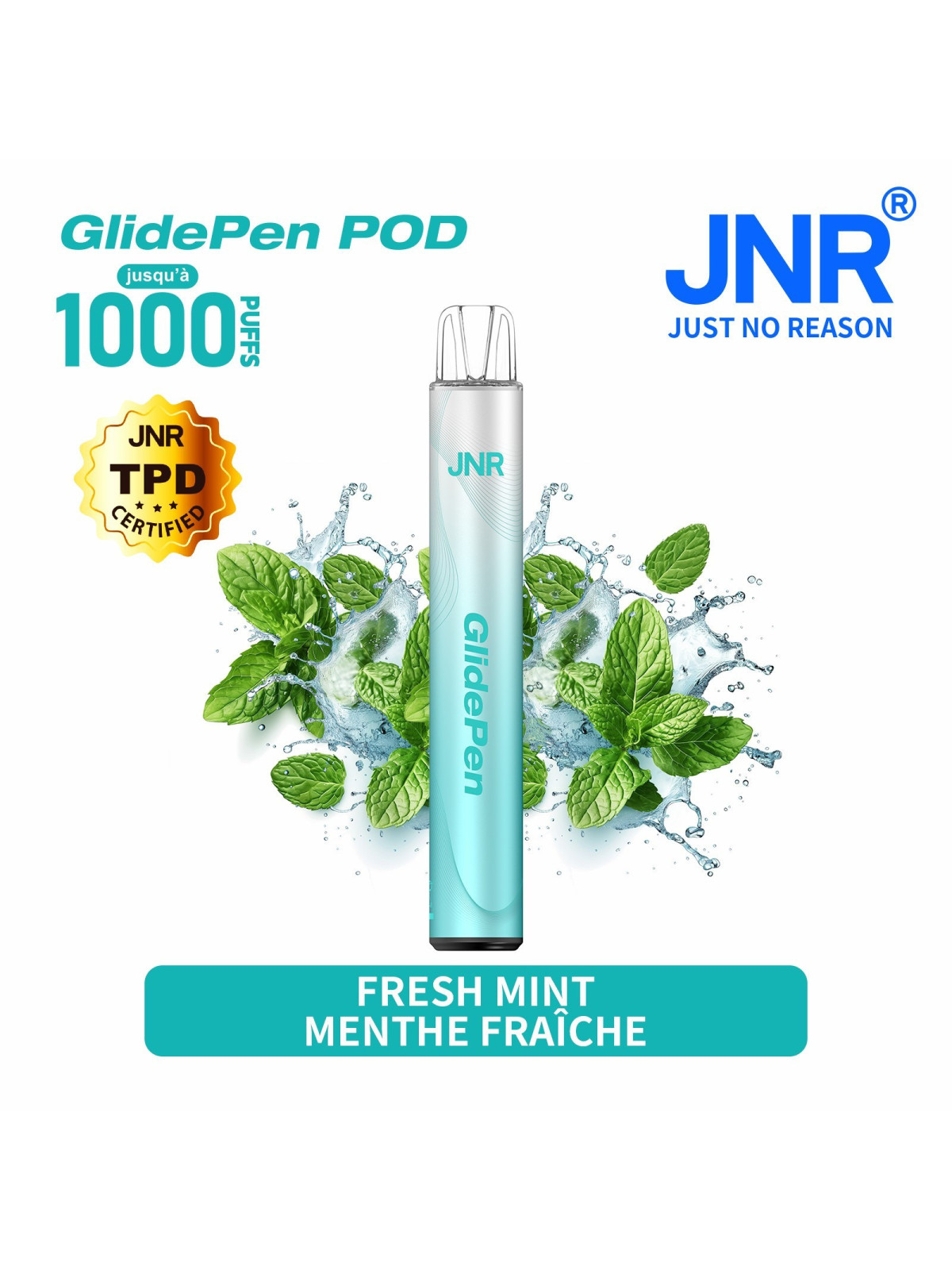 Fresh Mint 1000 PUFFS - GLIDE PEN JNR