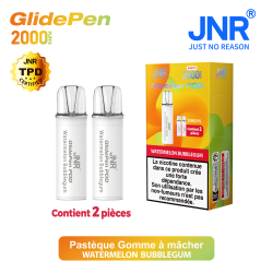 Cartouche Watermelon Bubblegum / 2pcs 2000 PUFFS - GLIDE PEN JNR