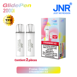 Cartouche Strawberry Ice / 2pcs 2000 PUFFS - GLIDE PEN JNR