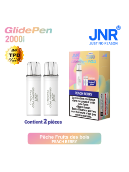 Cartouche Peach Berry / 2pcs 2000 PUFFS - GLIDE PEN JNR
