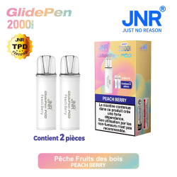 Cartouche Peach Berry / 2pcs 2000 PUFFS - GLIDE PEN JNR