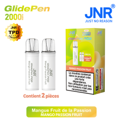 Cartouche Mango Passion Fruit / 2pcs 2000 PUFFS - GLIDE PEN JNR