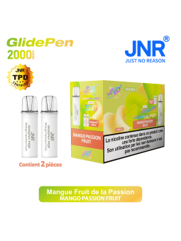 Cartouche Mango Passion Fruit / 2pcs 2000 PUFFS - GLIDE PEN JNR Boite de regroupement