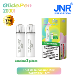Cartouche Passion Fruit Kiwi / 2pcs 2000 PUFFS - GLIDE PEN JNR