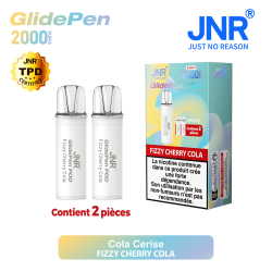 Cartouche Fizzy Cherry Cola / 2pcs 2000 PUFFS - GLIDE PEN JNR