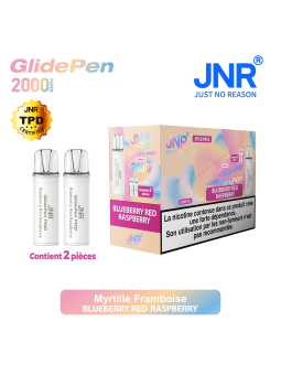Cartouche Blueberry Red Raspberry / 2pcs 2000 PUFFS - GLIDE PEN JNR Boite de regroupement