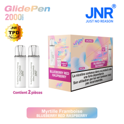 Cartouche Blueberry Red Raspberry / 2pcs 2000 PUFFS - GLIDE PEN JNR Boite de regroupement