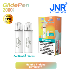 Cartouche Fresh Mint / 2pcs 2000 PUFFS - GLIDE PEN JNR
