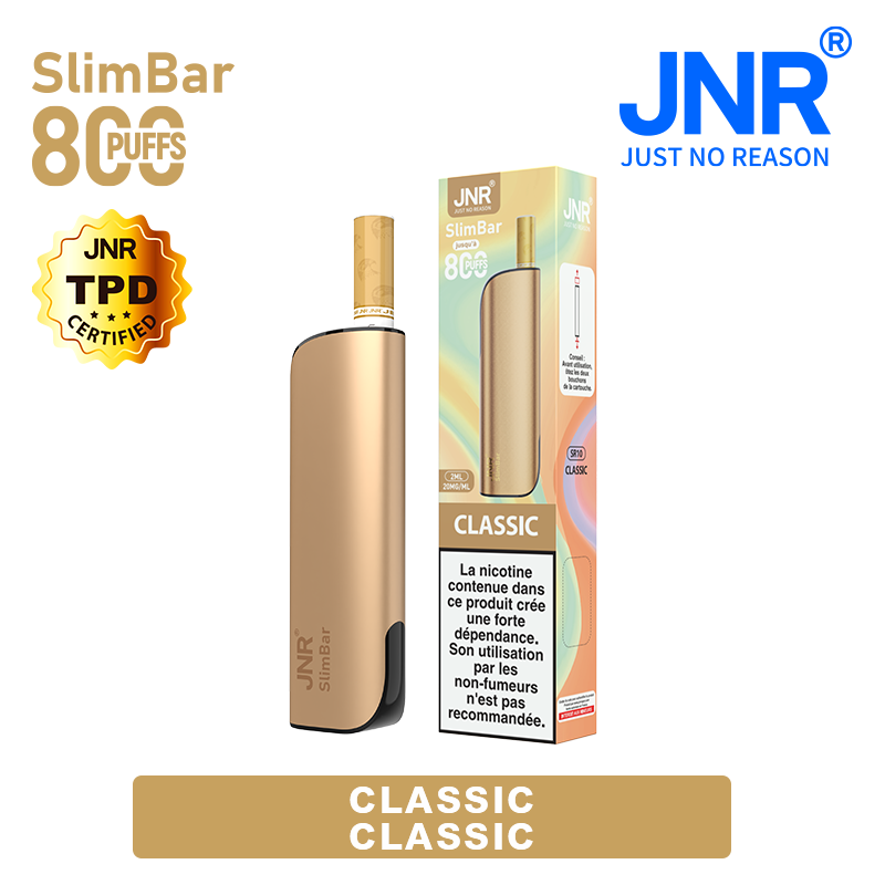 Kit Classic 800 PUFFS - SlimBar JNR