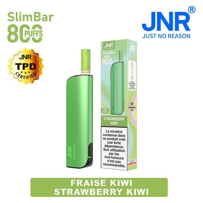 Kit Strawberry Kiwi 800 PUFFS - SlimBar JNR Boite