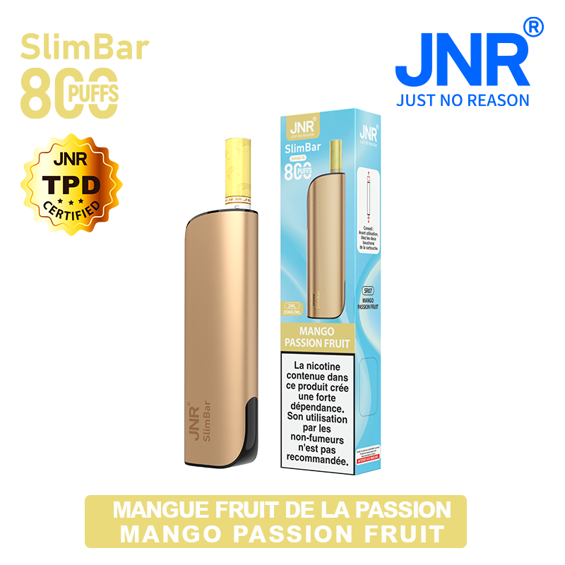 Kit Mango Passion Fruit 800 PUFFS - SlimBar JNR