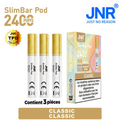 Cartouche Classic / 3pcs 2400 PUFFS - SLIMBAR JNR Boite