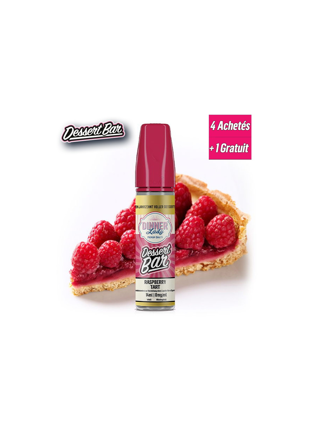 DINNER LADY Raspberry Tart 50ml - Dessert Bar