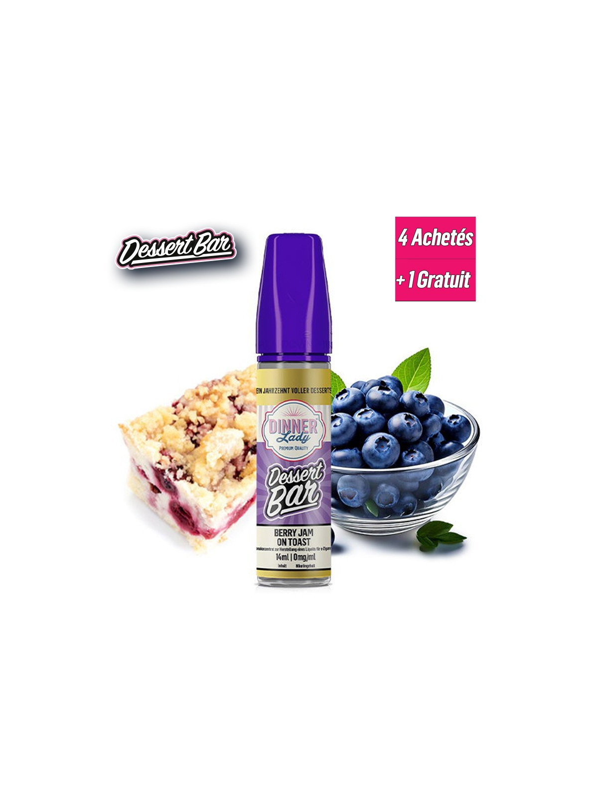 DINNER LADY Berry Jam On Toast 50ml - Dessert Bar