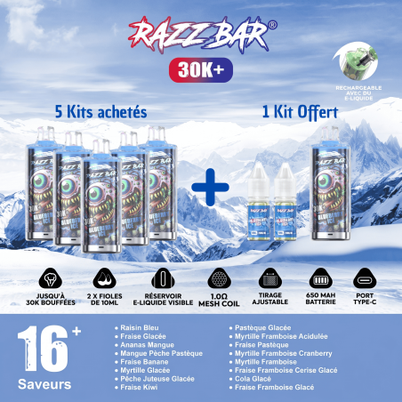 Razz Bar Offre Spéciale 5+1 30K