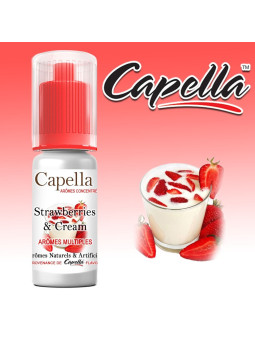 CONCENTRÉ STRAWBERRIES AND CREAM - CAPELLA-DIY - Do It Yourself-alavape.com