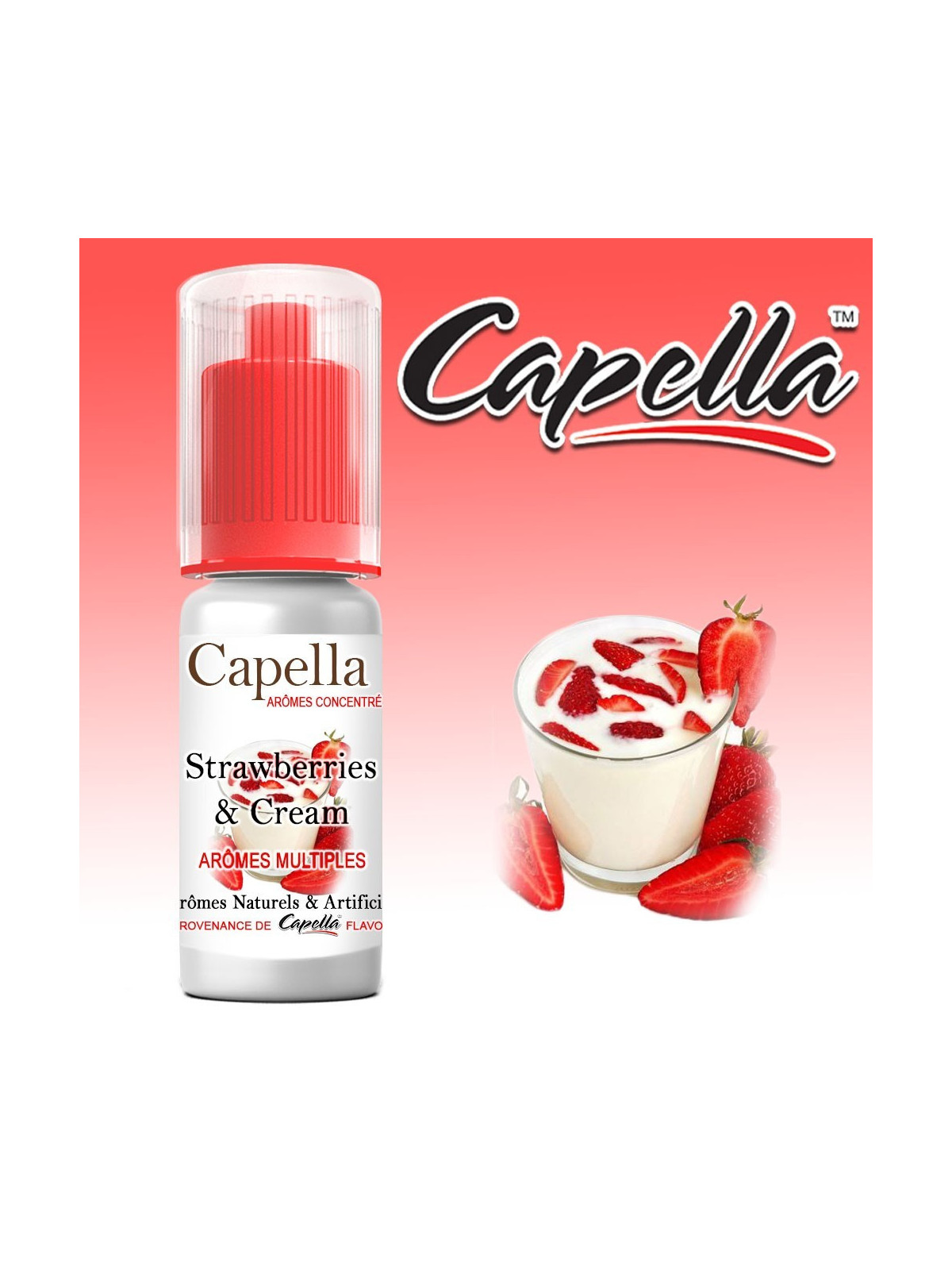 CONCENTRÉ STRAWBERRIES AND CREAM - CAPELLA-DIY - Do It Yourself-alavape.com