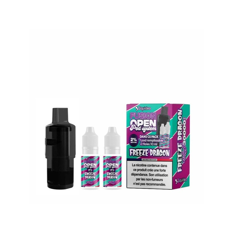 LIQUIDEO Cartouches Freeze Dragon - Fusion Open Pod System