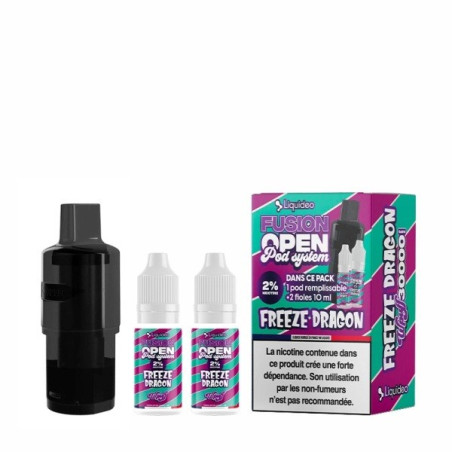 LIQUIDEO Cartouches Freeze Dragon - Fusion Open Pod System