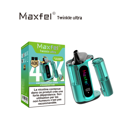 Kiwi Passion Fruit Guava + Stawberry Kiwi 40K - Twinkle Ultra Maxfel