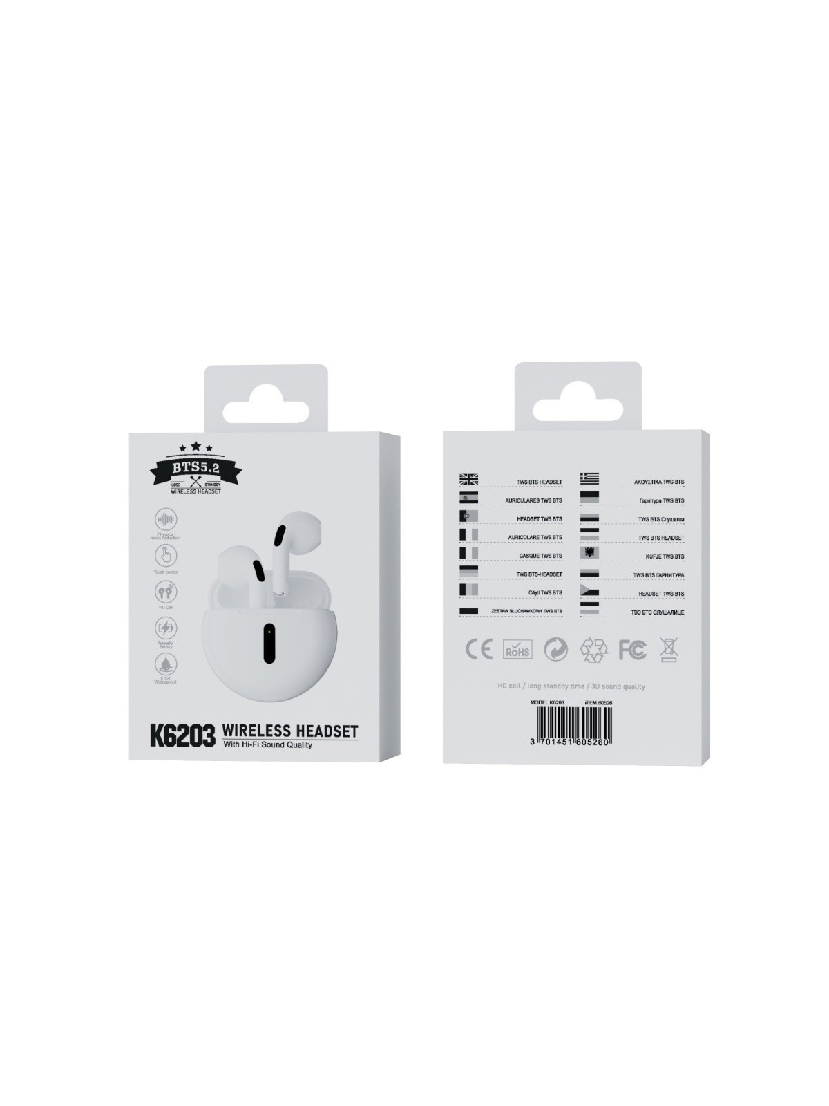 D-POWER Ecouteur Sans Fil
