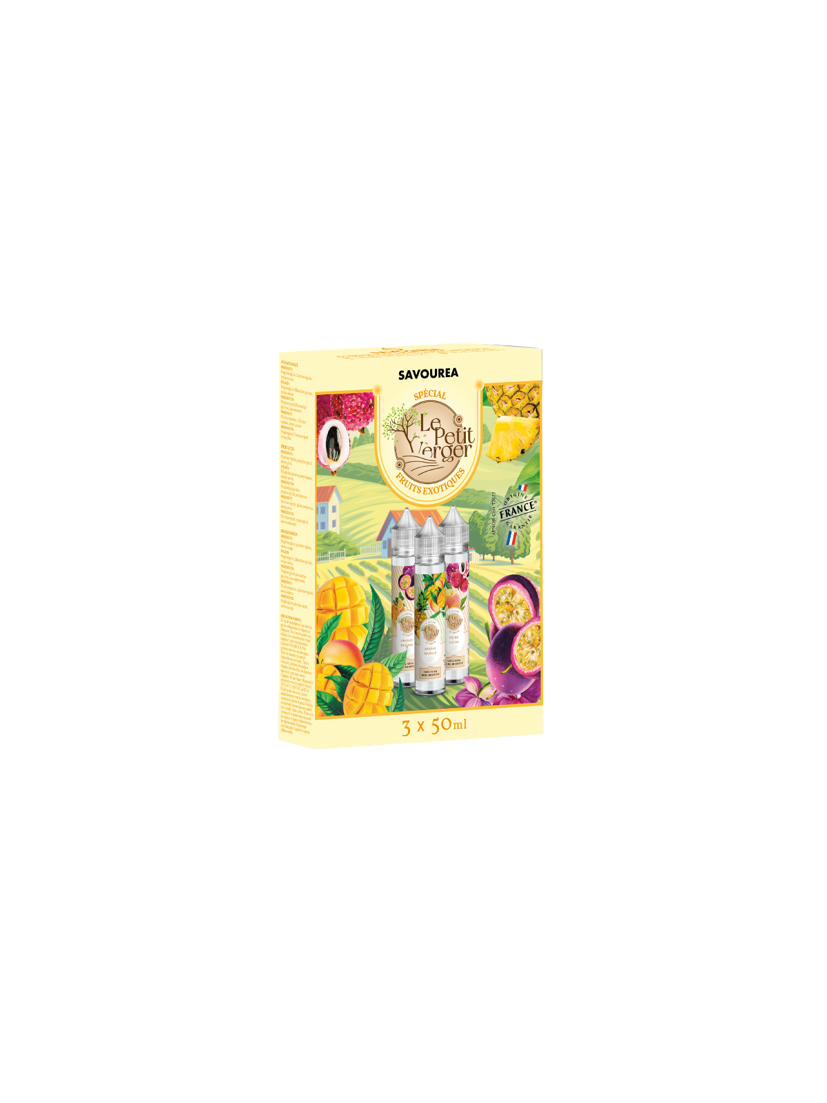 SAVOUREA Pack Special Fruits Exotiques 3X50ml Le Petit Verger