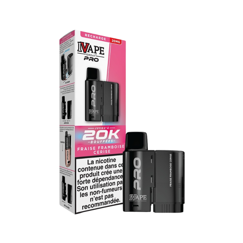 IVapeGreat Cartouche Fraise Framboise Cerise