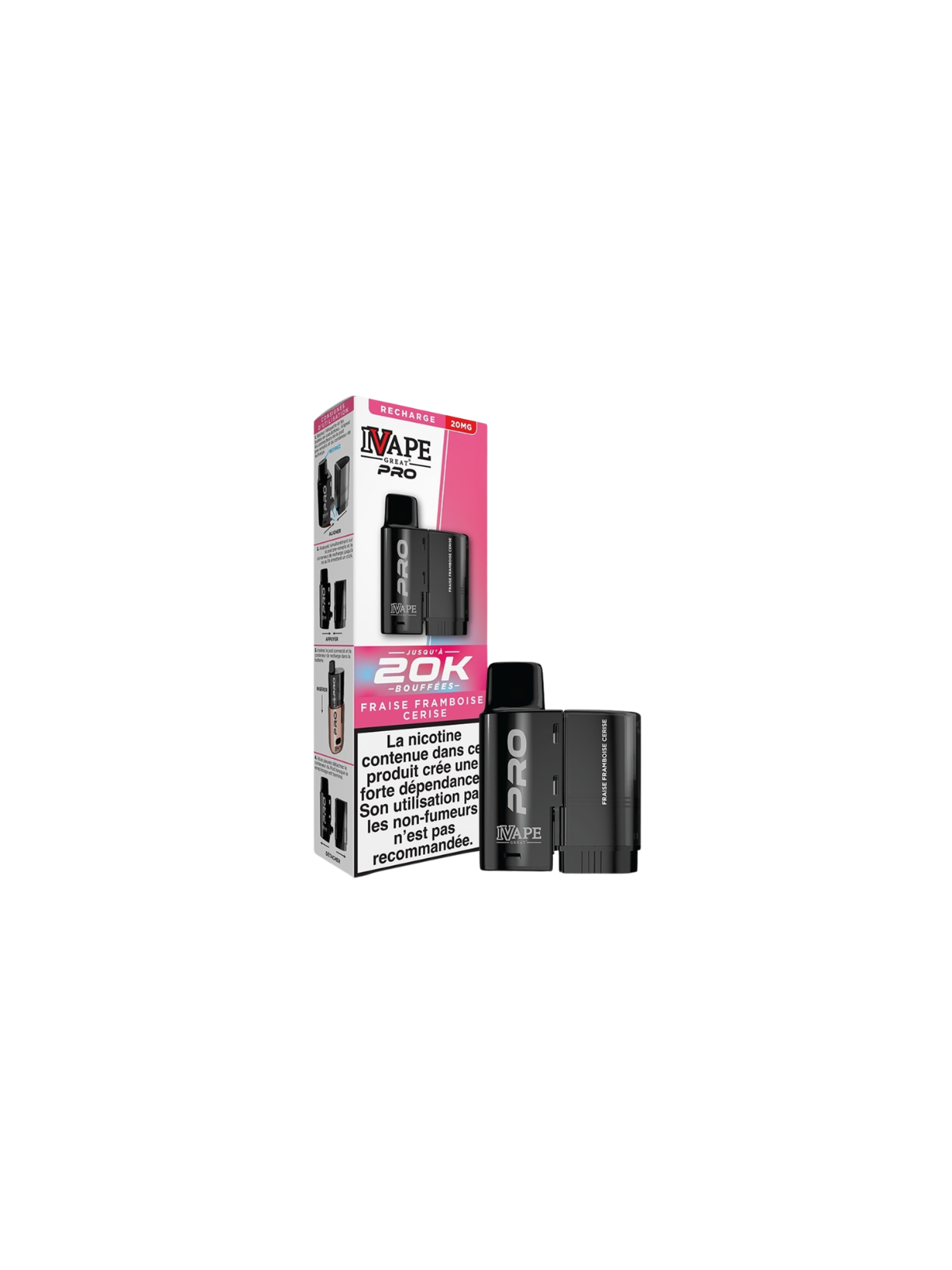 IVapeGreat Cartouche Fraise Framboise Cerise
