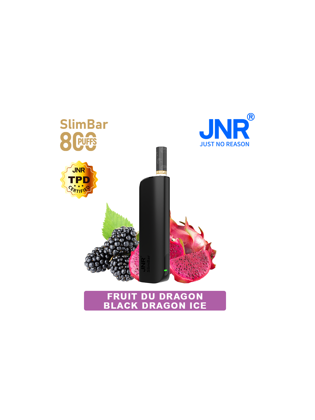 Black Dragon Ice 800 PUFFS - SlimBar JNR