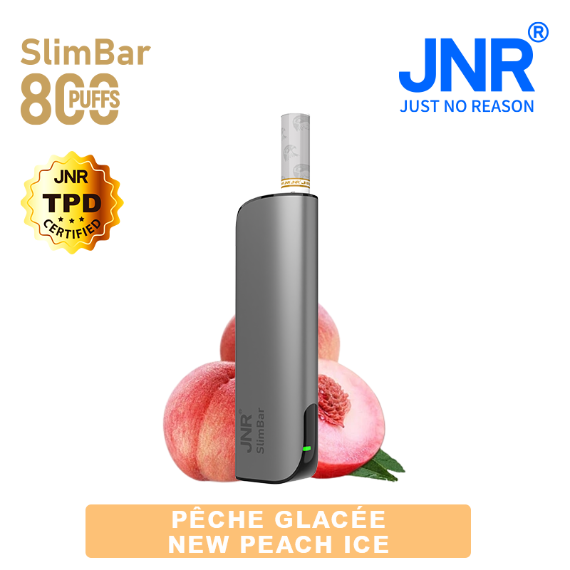 New Peach Ice 800 PUFFS - SlimBar JNR