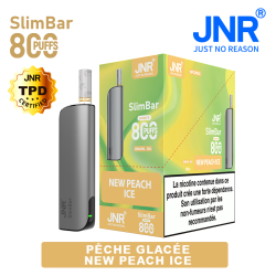 New Peach Ice 800 PUFFS - SlimBar JNR boite de regroupement