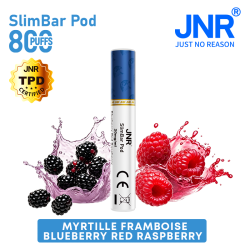 Cartouche Blueberry Red Raspberry / 3pcs 2400 PUFFS - SLIMBAR JNR